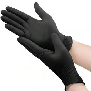 🆕Diamond 200 Black Metal Powder Free Textured Advance Nitrile Gloves XL🆕